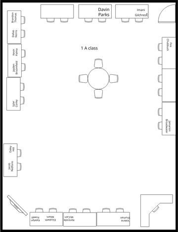 Classroom Seating Plan | Visual Paradigm User-Contributed Diagrams ...